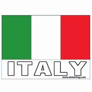  Italy Country Flag bumper sticker decal   ITALIAN FLAG 