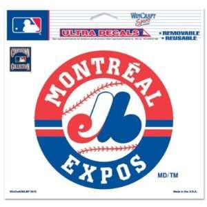   Nationals Montreal Expos Retro Logo 5x6 Cling Decal