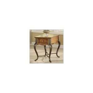  Chair side Table by Riverside   Worn Medium Oak (13412 