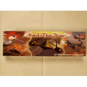  Match That Plane 60 Piece Memory Card Game Toys & Games