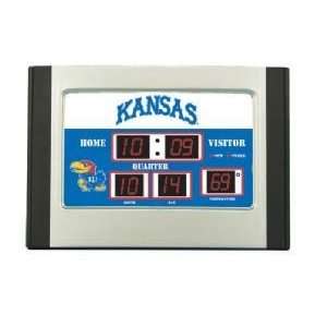  Kansas Jayhawks Alarm Clock Scoreboard