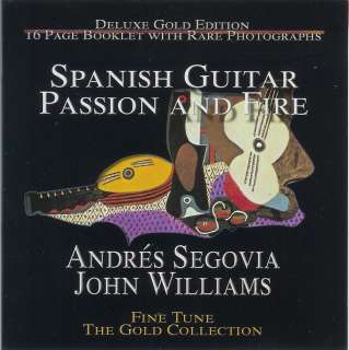 Spanish Classical Guitar Passion Fire Segovia Williams  