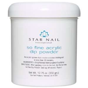  STAR NAIL So Fine Powder Clear 12.75 oz. Health 