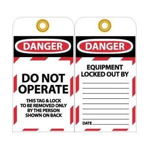   Not Operate This Tag & Lock. . With Ties,  Industrial & Scientific