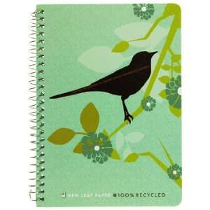 Recycled Paper Personal Notebook, 100 Sheets, 7 x 5 Inches, College 