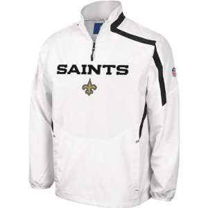  New Orleans Saints White 2009 Sideline Throttle Hot Jacket 