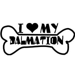  I Heart My Dalmation Car Decal Window Sticker Everything 