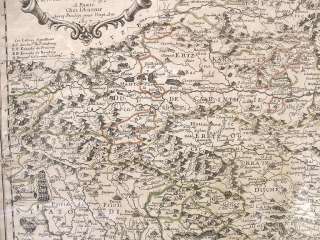 1657 ORIGINAL MAP OF TRIESTE, VENICE, AUSTRIA & UDINE  