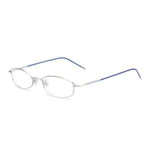  2502 prescription eyeglasses (Silver) Health & Personal 