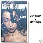 SADE KING OF SORROW PICTURE IMAGE POSTER NEW RARE LICENSED SEALED