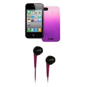   Case Cover + Hot Pink 3.5mm Stereo Headphones [EMPIRE Packaging