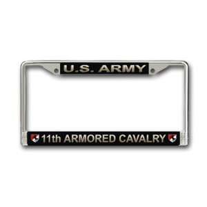  US Army 11th Armored Cavalry License Plate Frame 