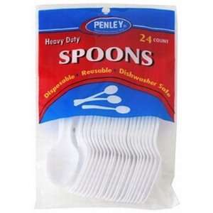  Penley Utensil Plastic Spoons (24 Count) (6 Pack) Health 