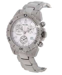 Sector 450 Stainless Silver Dial Chronograph Watch  