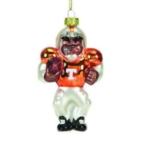  TENNESSEE VOLUNTEERS BLOWN GLASS CHRISTMAS ORNAMENT (3 