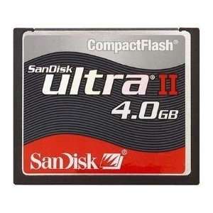   Sandisk Compact Flash 4gb Ultra II Compactflash Memory Card