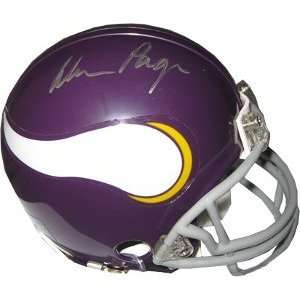 Alan Page signed Minnesota Vikings Replica Throwback Mini Helmet 