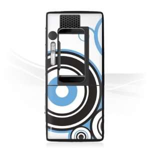  Design Skins for Sony Ericsson K800i   Blue Circles Design 