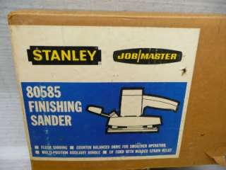   Stanley Finishing Sander model 80585 in box job master 1966 used metal