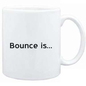  Mug White  Bounce IS  Music