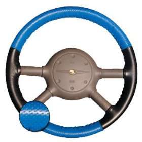  EuroPerf perforated Two Color style Leather Steering Wheel Cover 