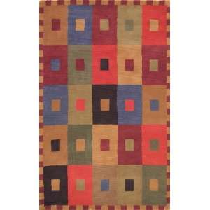  TransOcean Rugs Inca Squares Multi Rectangle 3.60 x 5.60 