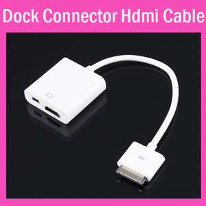   HDMI Adapter Cable For iPad2 iPhone4 4G iPod Touch HD TV 1080P  