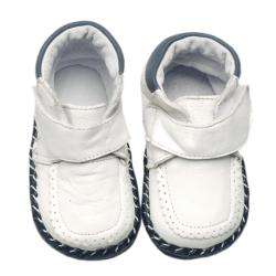 Papush White Infant Walking Shoes  