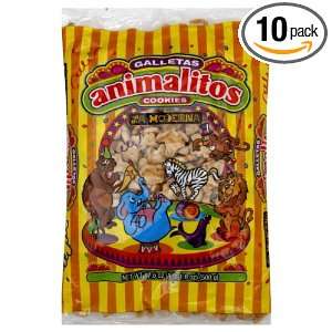 La Moderna Animalitos Cookies, 17.6 Ounce (Pack of 10)  