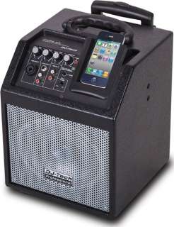 DJ TECH Wireless PA system for iPod/iPhone ICUBE55  
