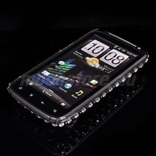 BLING RHINESTONE CASE COVER FOR HTC SENSATION 4G G14 05  
