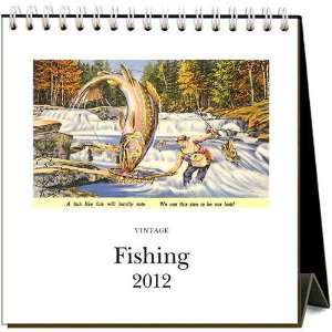  Fishing 2012 Easel Desk Calendar
