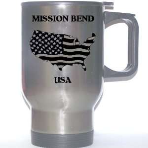  US Flag   Mission Bend, Texas (TX) Stainless Steel Mug 