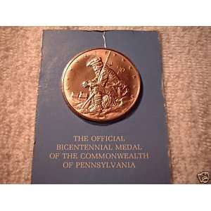  1976 Bicentennial Medal of Pennsylvania 