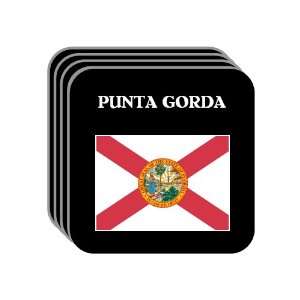  US State Flag   PUNTA GORDA, Florida (FL) Set of 4 Mini 