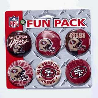  San Francisco 49ers 6 Button Set *SALE*