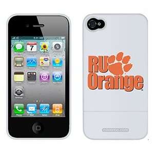  Clemson RU Orange on Verizon iPhone 4 Case by Coveroo  