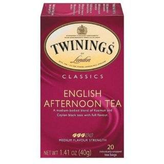 Twinings English Breakfast Tea, Tea Bags, 20 Count Boxes (Pack of 6)