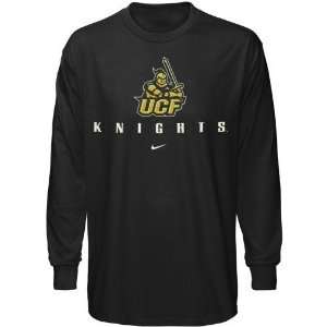 Nike UCF Knights Black Basic Logo Long Sleeve T shirt  