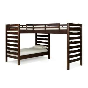   Classic Kids Solutions Twin Corner Triple Loft Bed