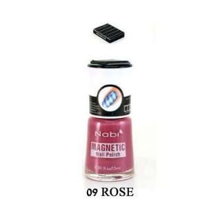  Nabi Magnetic Nail Polish   09 Rose .5 oz. Beauty