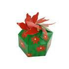 bulk buys Bulk Pack of 18   3 D Poinsettia Gift Boxes (Each) By Bulk 