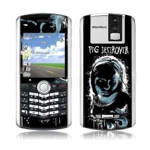 Music Skins MS PIGD10065 Blackberry Pearl  8100  Pig Destroyer  Venom 