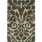 Linon Home Decor Products 110 x 210 Area Rug Transitional Damask 