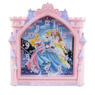   in. Childrens Wall Clock Royal Castle Frame Cinderella Beauty