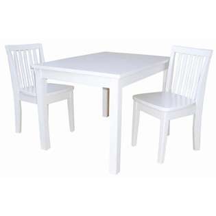 International Concepts 2532 Table with 2 Mission Juvenile Chairs 