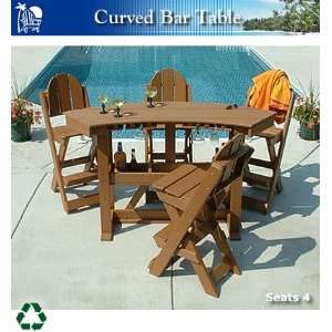 Curved Bar   Seats Four