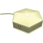   Power 72149 Patio Table 3 Outlet Power Port with 12 Foot Cord, Beige