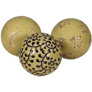  Decorative Spheres Set Of 3
