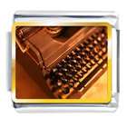 Pugster Book Writers Typewriter charm
